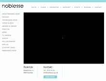 Tablet Screenshot of noblesse-spa.dk